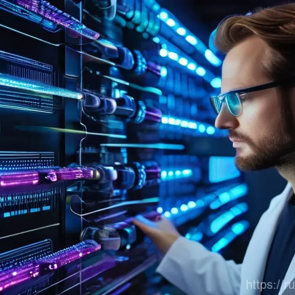 물리학과 첨단 기술의 발전 - **"Quantum Computing Marvel"**
A futuristic, highly detailed image showcasing the abstract and c...